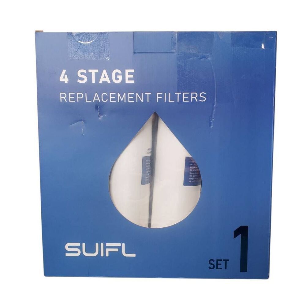 4 Stage Cooler Filter Replacement Kit, Compatible With Brio "UVF4" Models